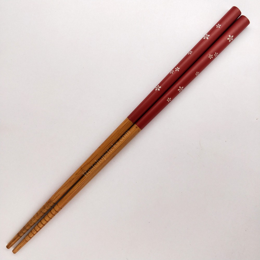 Sakura carbonized bamboo chopsticks